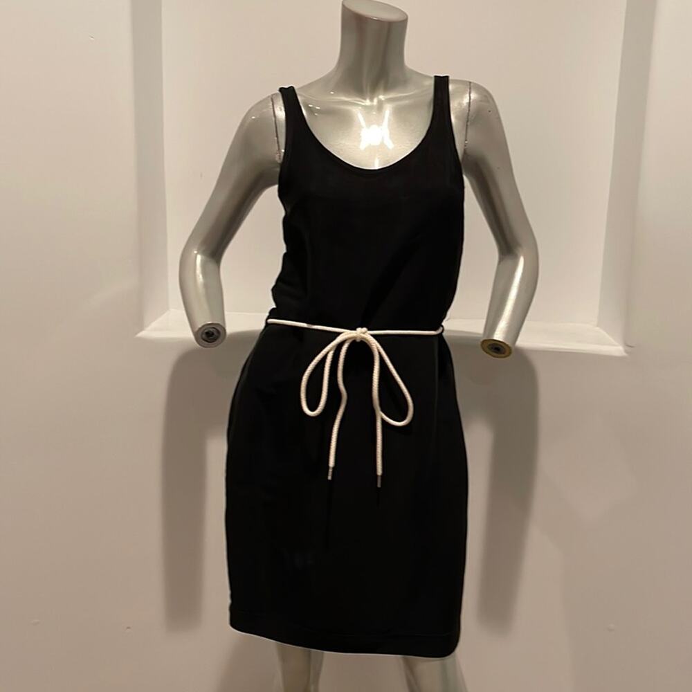 bassike Sleeveless Cutout Black Mini Dress  BNWOT
